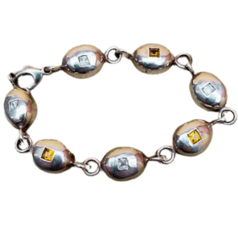 Robin Rotenier Solid Sterling Silver Gemstone Lin… - image 2